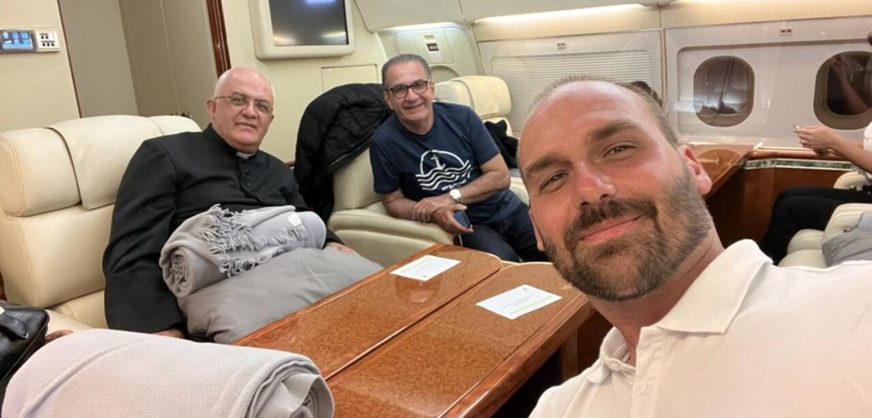 Padre Paulo Antônio de Araújo, Silas Malafaia e Eduardo Bolsonaro