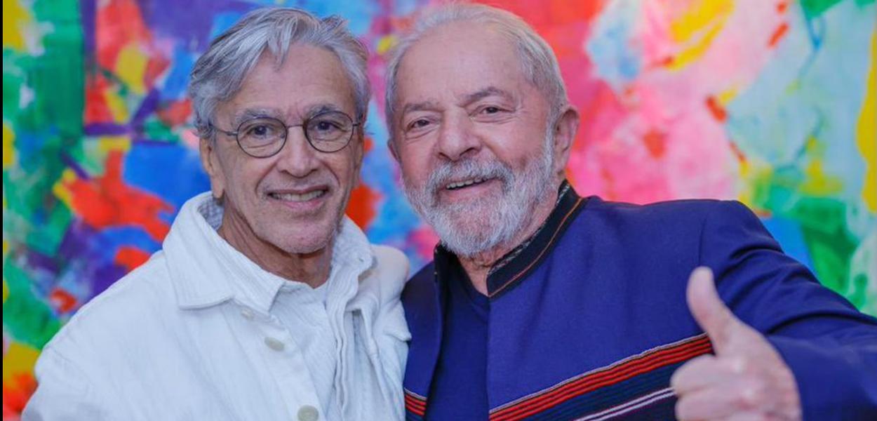 Caetano Veloso e Luiz Inácio Lula da Silva