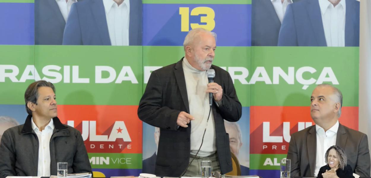 Fernando Haddad, Lula e Márcio França