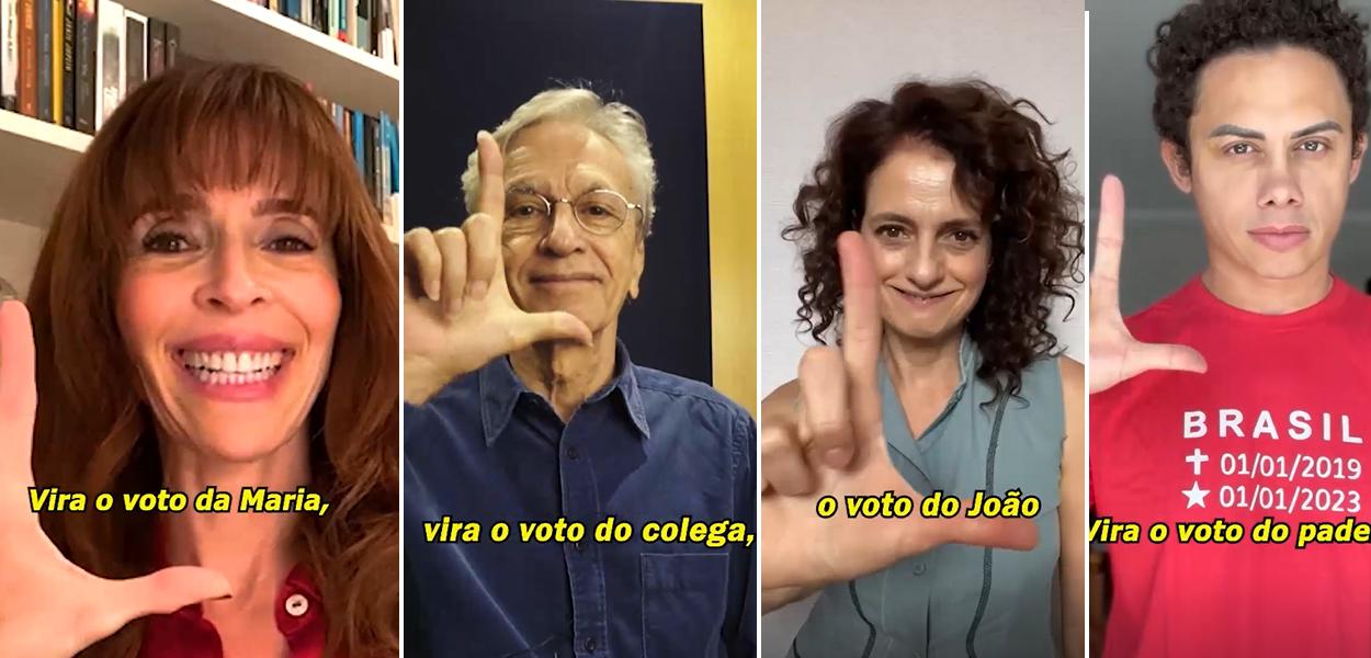 Deborah Evelyn, Caetano Veloso, Denise Fraga e Silvero Pereira