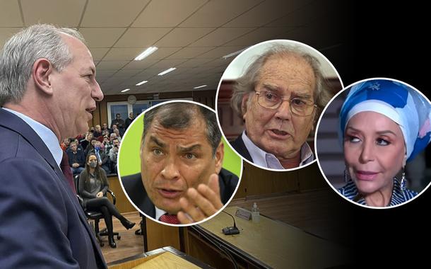 Ciro Gomes, Rafael Correa, Adolfo Pérez Esquivel e Piedad Córdoba