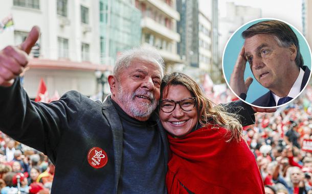 Lula com Janja e Bolsonaro