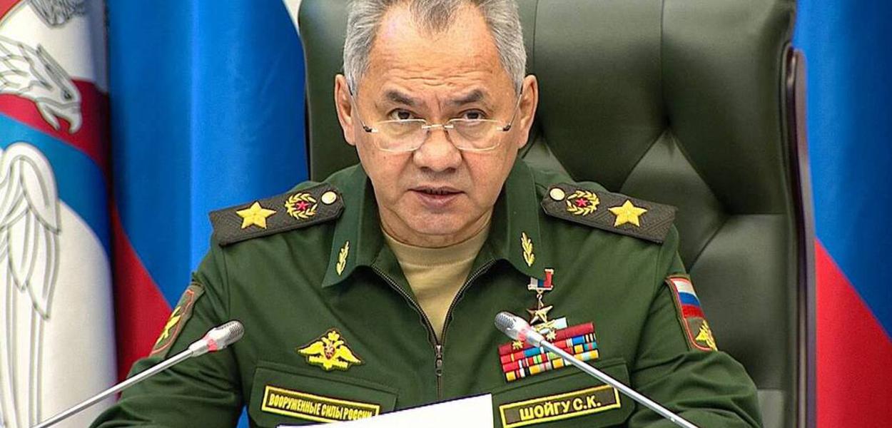 Ministro da Defesa russo, Sergey Shoigu