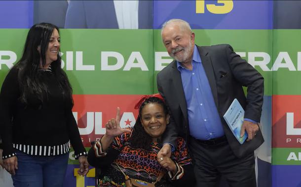 Luiz Inácio Lula da Silva durante o Encontro sobre políticas para PCD no Dia Nacional de Luta da Pessoa com Deficiência, em São Paulo