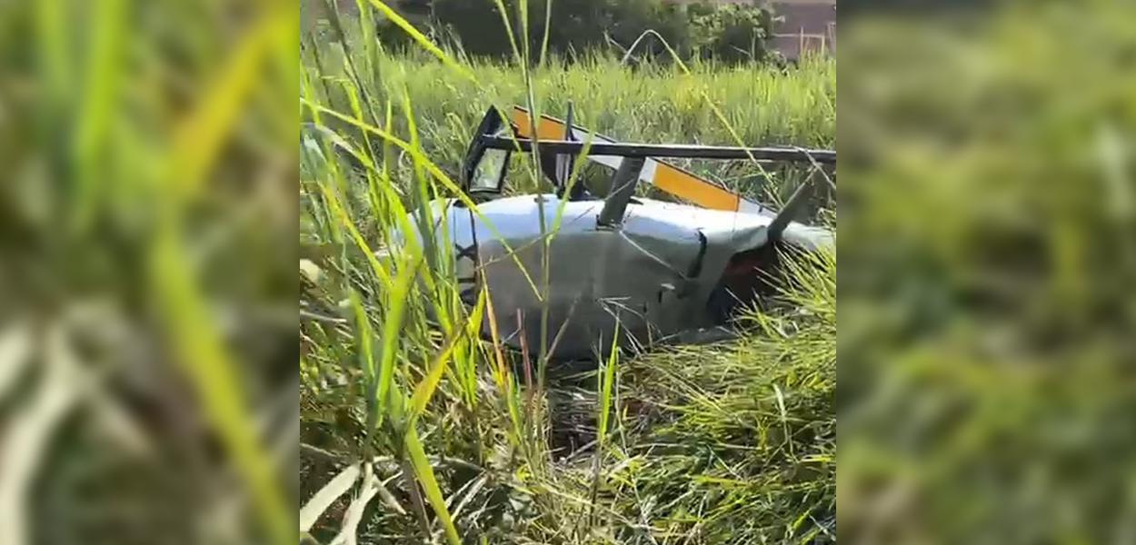 Helicóptero cai em Engenheiro Caldas