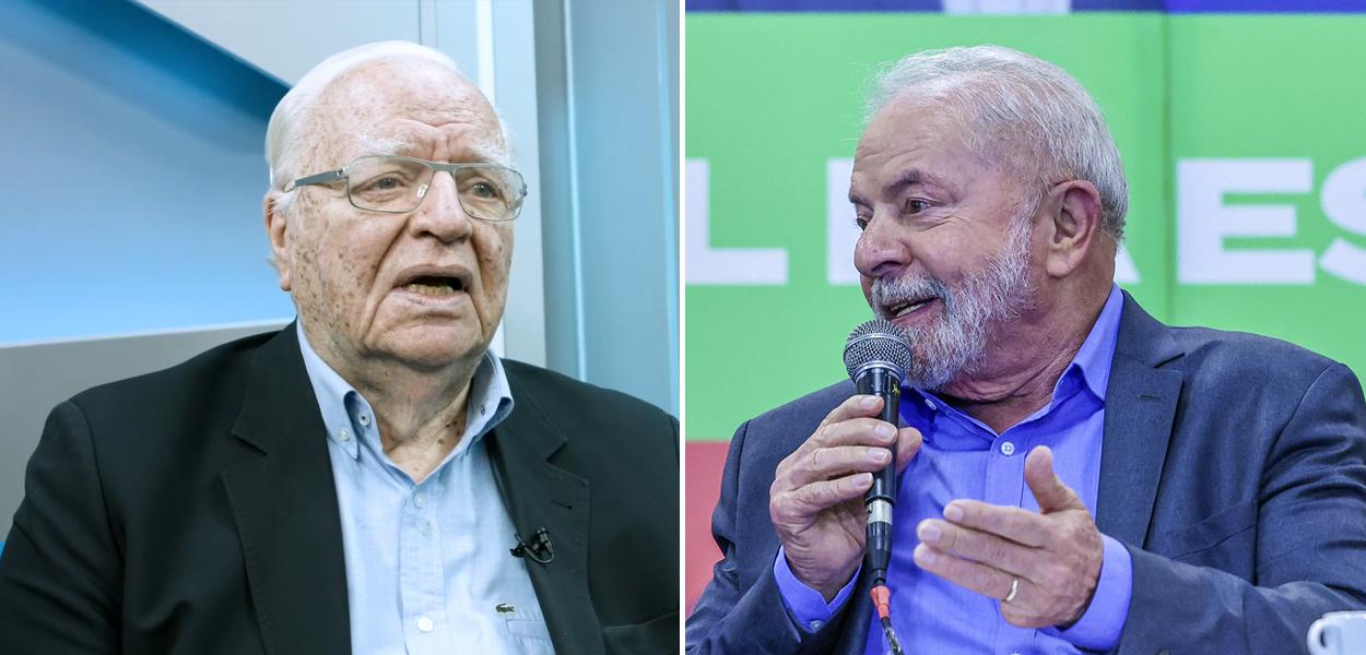 Ex-ministro José Gregori e o ex-presidente Lula