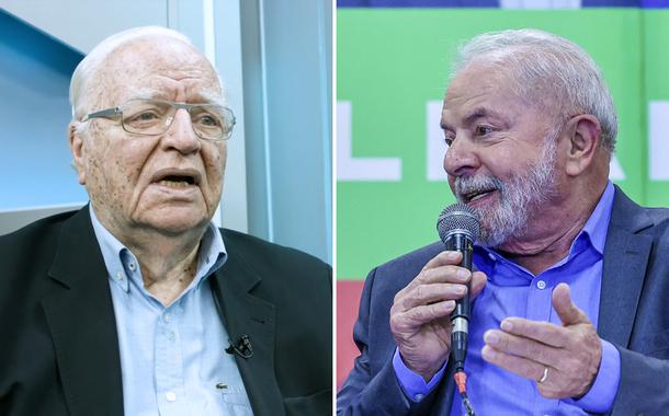 Ex-ministro José Gregori e o ex-presidente Lula