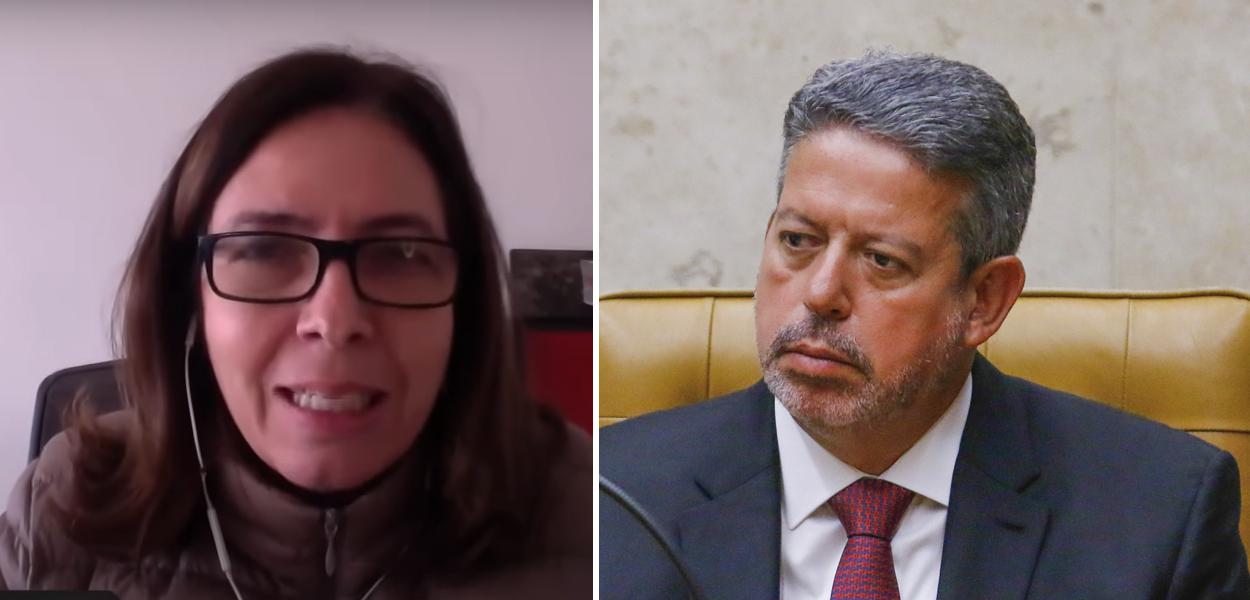 Mônica Bergamo e Arthur Lira