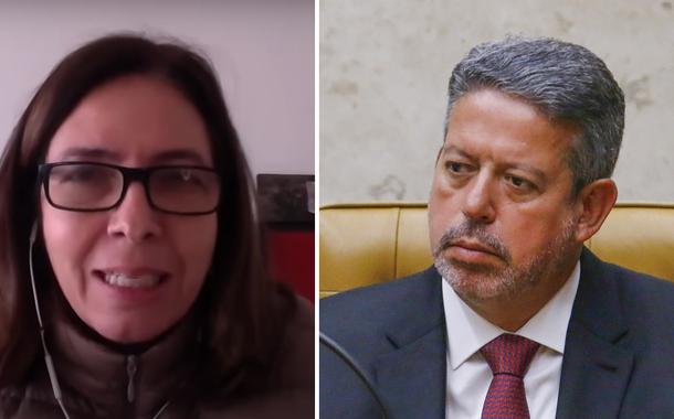 Mônica Bergamo e Arthur Lira