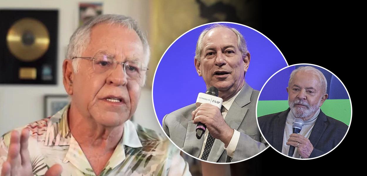 Nelson Motta, Ciro Gomes e Lula