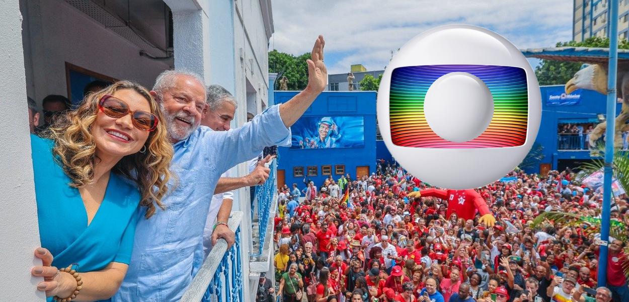 Lula e Janja em ato no Rio de Janeiro