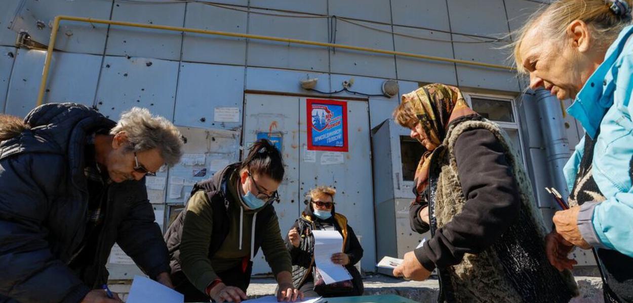 Rreferendo em regiões pró-Rússia na Ucrânia