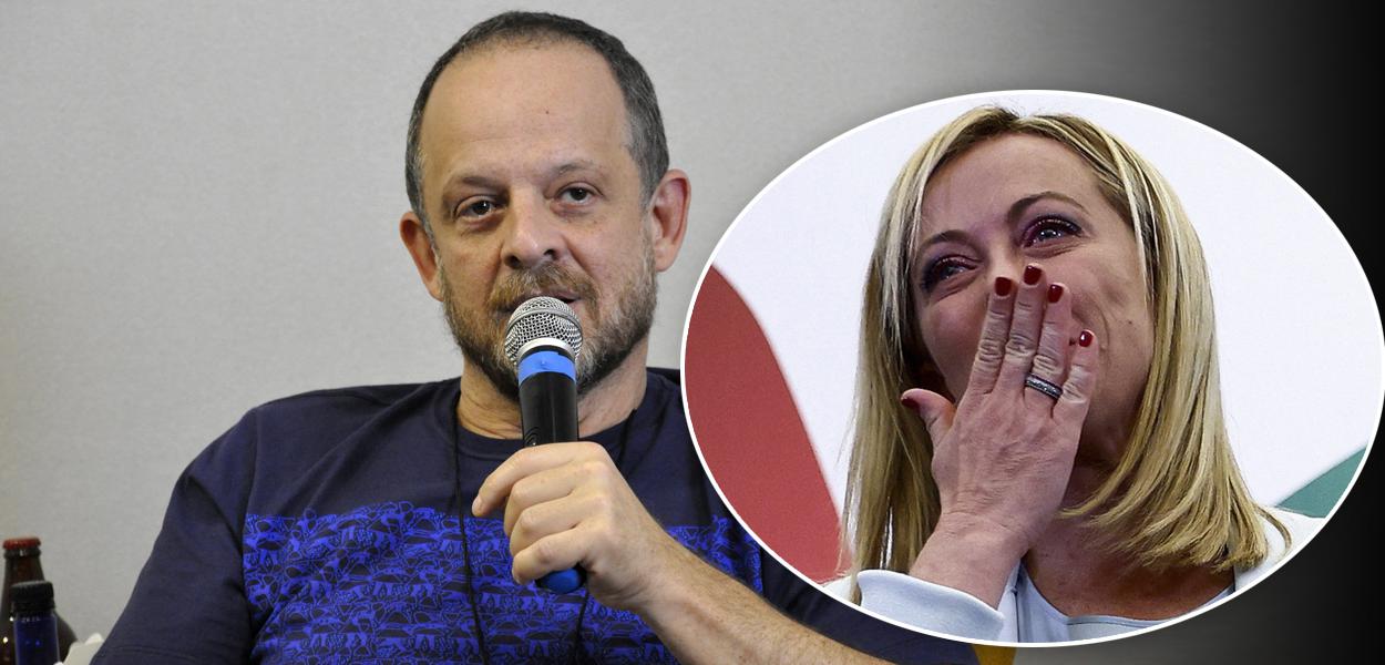 Breno Altman e Giorgia Meloni