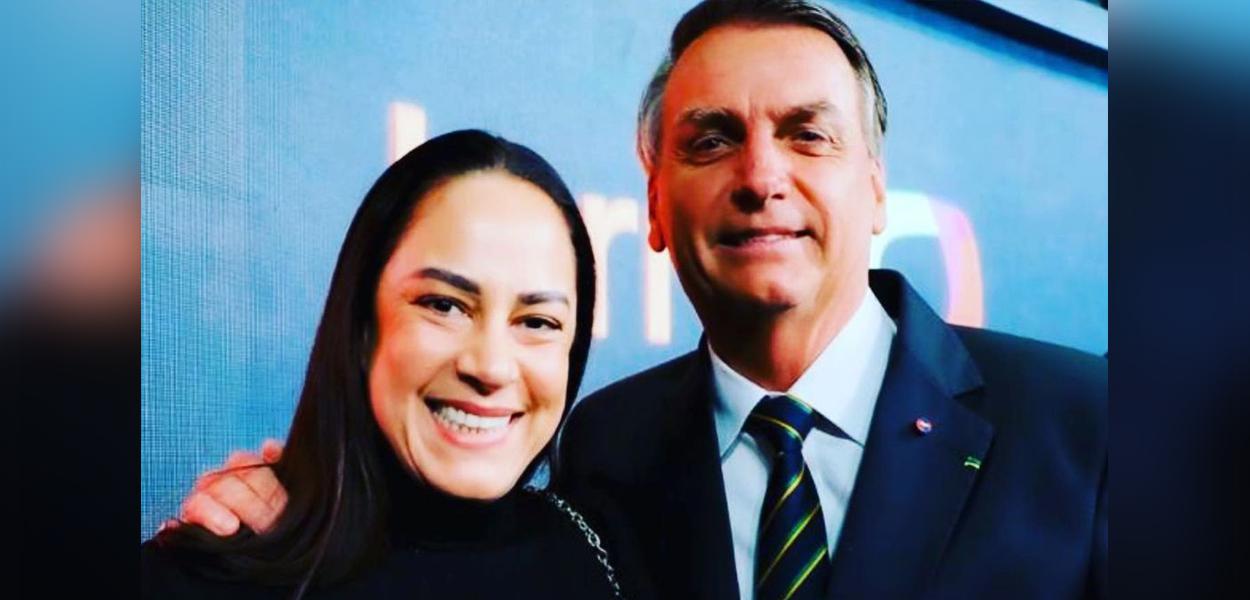 Silvia Abravanel e Bolsonaro