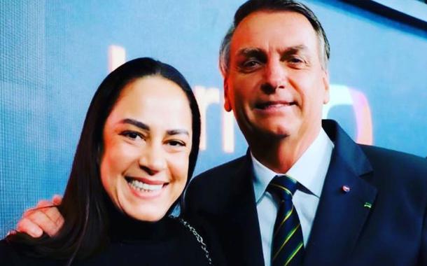 Silvia Abravanel e Bolsonaro