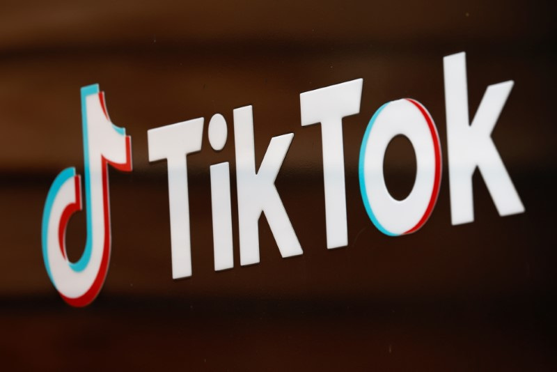 Logotipo do TikTok nos EUA