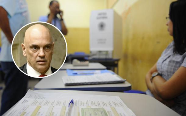 Alexandre de Moraes e sala de votação