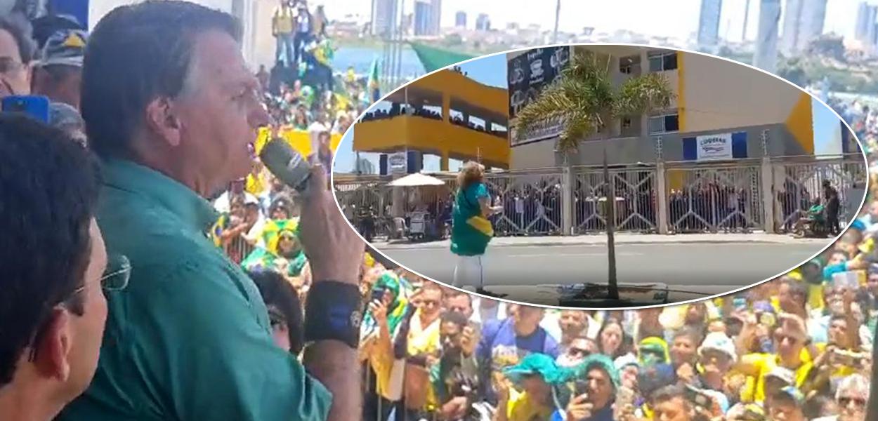 Jair Bolsonaro e o Colegio Democratico Estadual Profª Florentina Alves dos Santos
