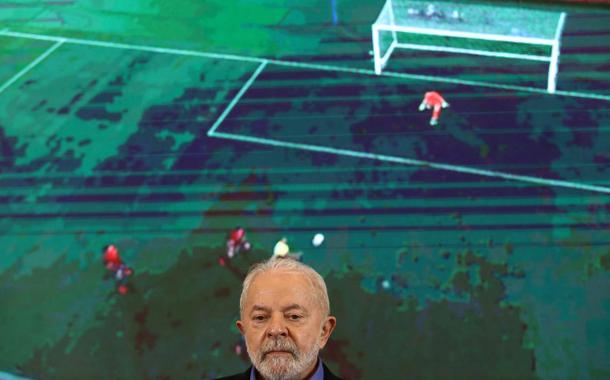 Ex-presidente Luiz Inácio Lula da Silva em encontro com representantes do setor esportivo em São Paulo 27/09/2022