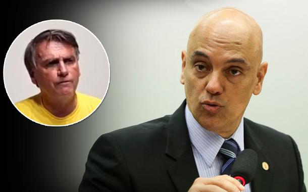 Jair Bolsonaro e Alexandre de Moraes