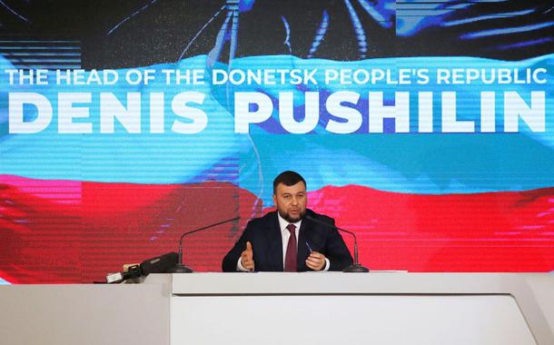 Denis Pushilin, chefe interino da República Popular do Donetsk