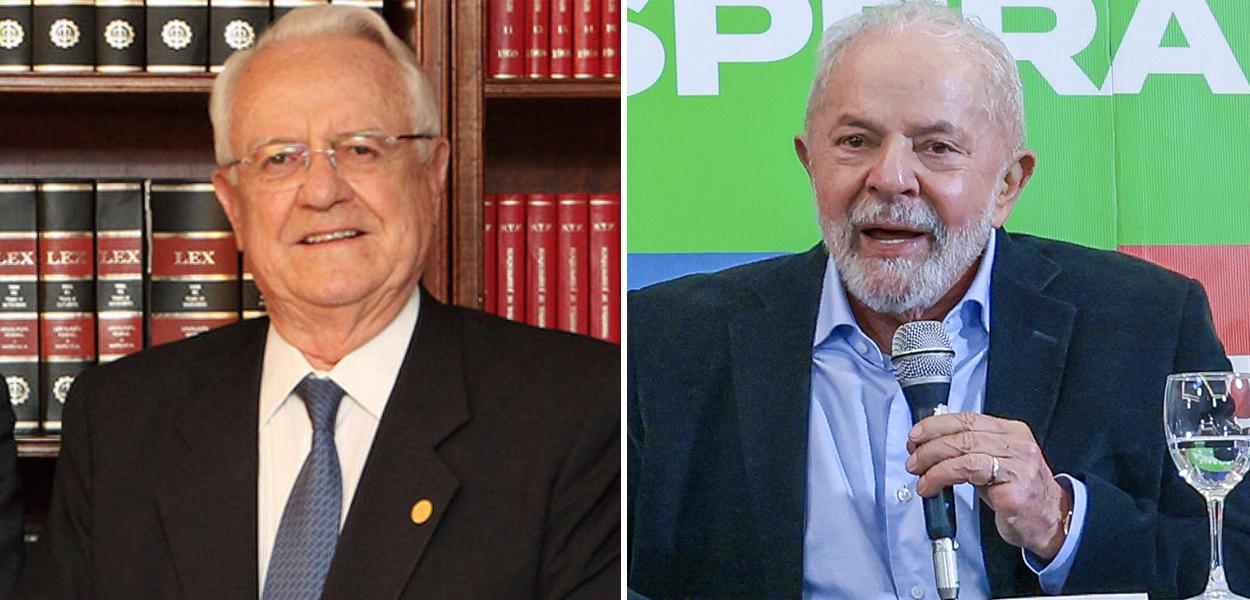 Carlos Velloso e Luiz Inácio Lula da Silva