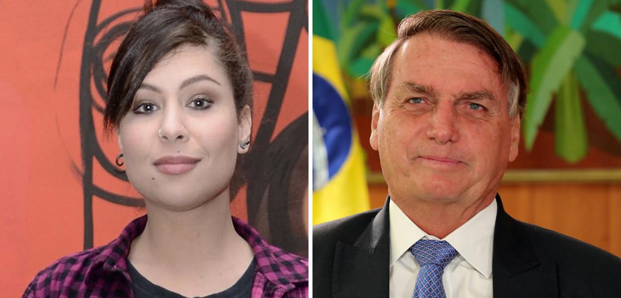 Pitty e Jair Bolsonaro (PL)