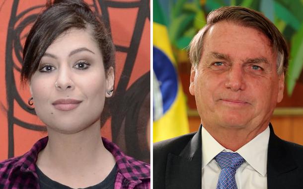 Pitty e Jair Bolsonaro (PL)