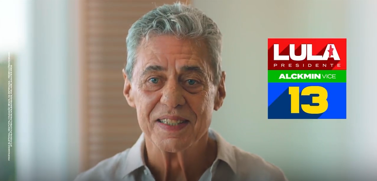 Chico Buarque na campanha de Lula