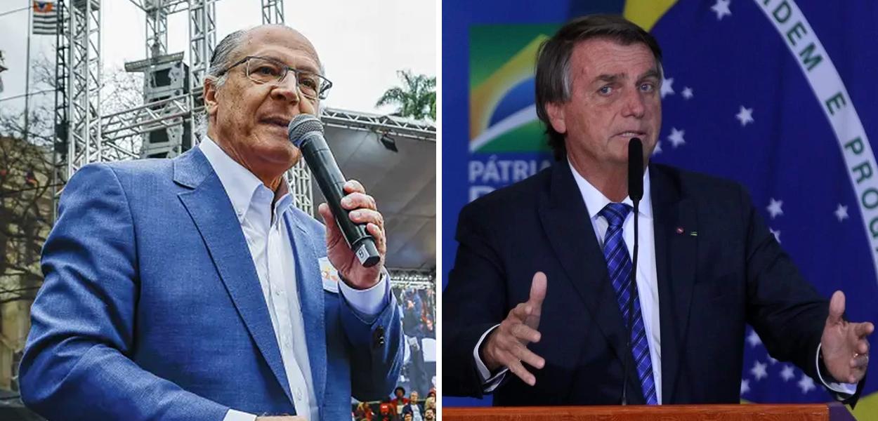 Geraldo Alckmin e Jair Bolsonaro