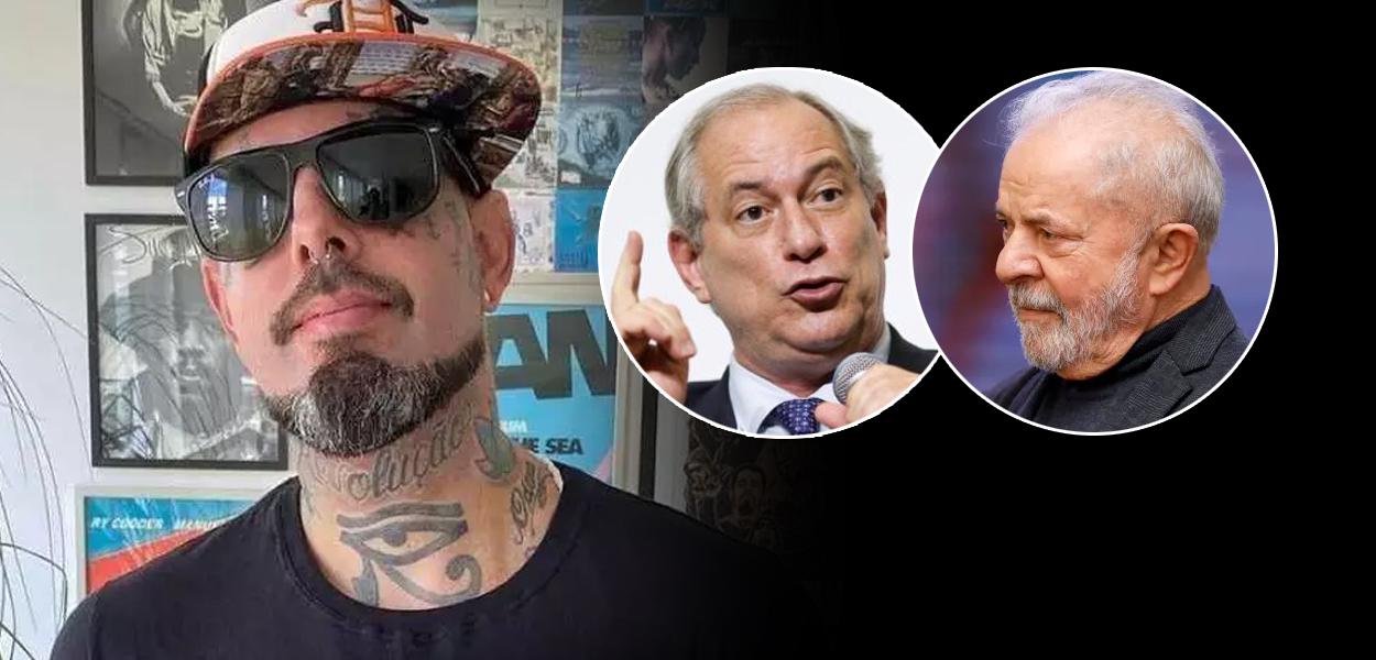 Tico Santa Cruz, Ciro Gomes e Luiz Inácio Lula da Silva