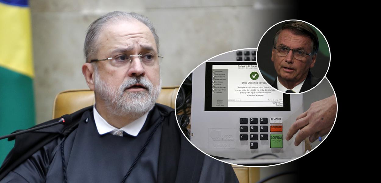 Augusto Aras, Bolsonaro e urna eletrônica