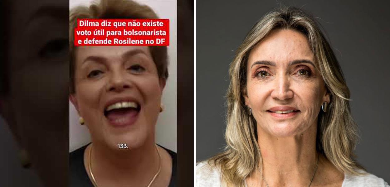 Dilma Rousseff e Rosilene Corrêa