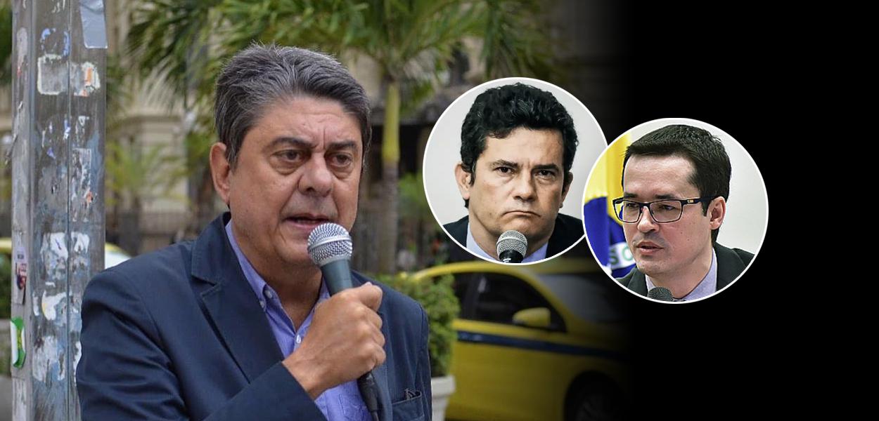 Da esq. para a dir.: Wadih Damous, Sergio Moro e Deltan Dallagnol (Foto: Reprodução/Facebook | Ueslei Marcelino/Reuters | Zeca Ribeiro/Câmara dos Deputados) Da esq. para a dir.: Wadih Damous, Sergio Moro e Deltan Dallagnol