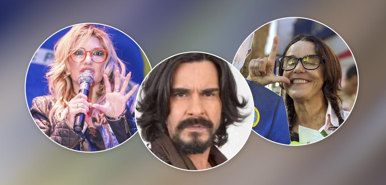 Antonia Fontenelle, André Gonçalves e Lucélia Santos (Foto: Reprodução/Facebook | Reprodução/TV Globo) Antonia Fontenelle, André Gonçalves e Lucélia Santos