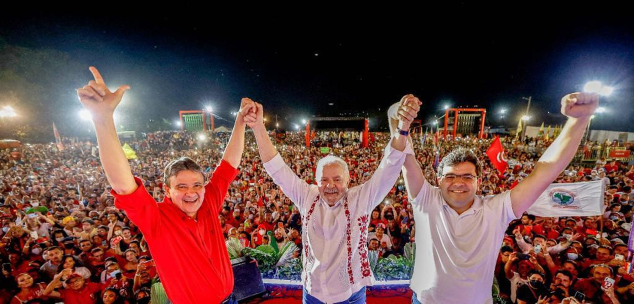 Wellington Dias, Lula e Rafael Fonteles