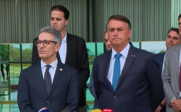 Romeu Zema e Jair Bolsonaro