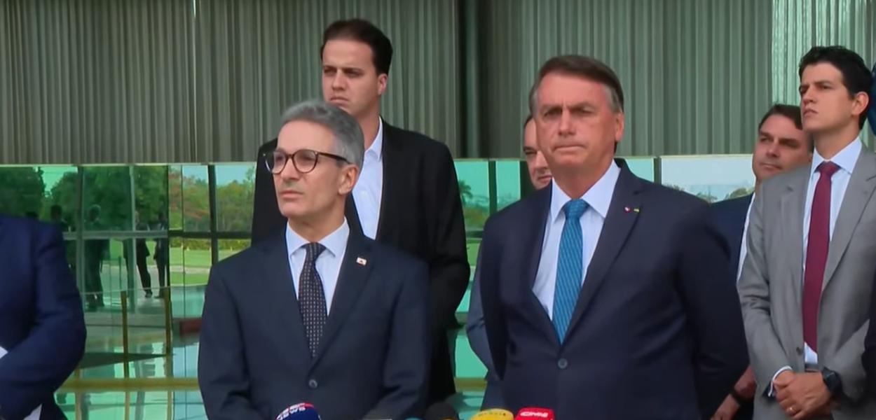 Romeu Zema e Jair Bolsonaro