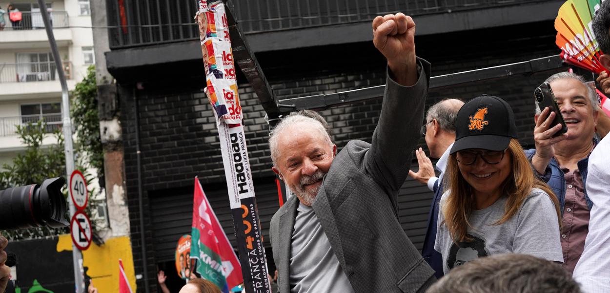 Lula participa de caminhada em São Paulo 01/10/2022