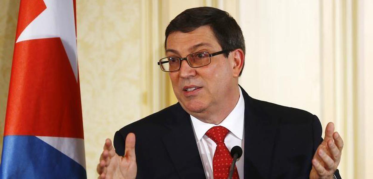 O chanceler de Cuba, Bruno Rodríguez 