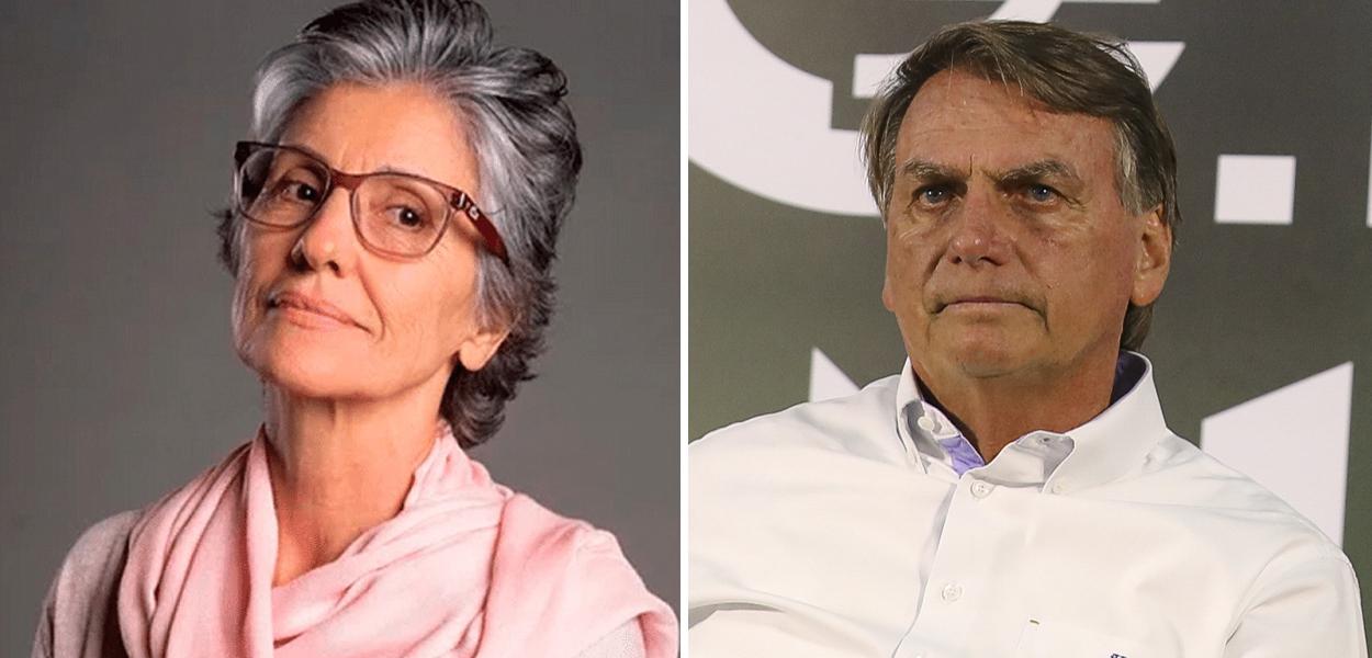 Cássia Kis e Bolsonaro