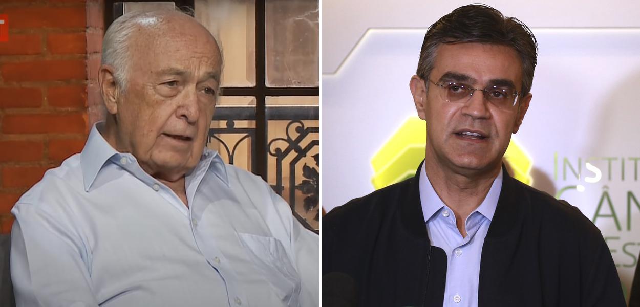 Luiz Carlos Bresser-Pereira e Rodrigo Garcia (Foto: Reprodução/Youtube | Gov. SP) Luiz Carlos Bresser-Pereira e Rodrigo Garcia