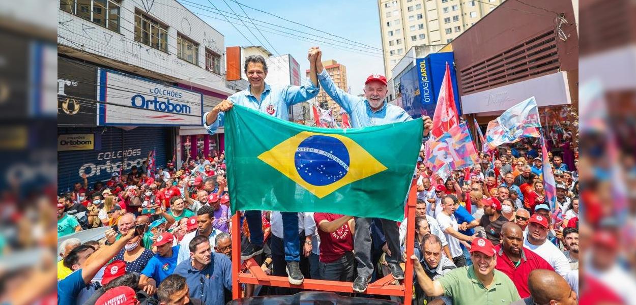 Fernando Haddad e Luiz Inácio Lula da Silva