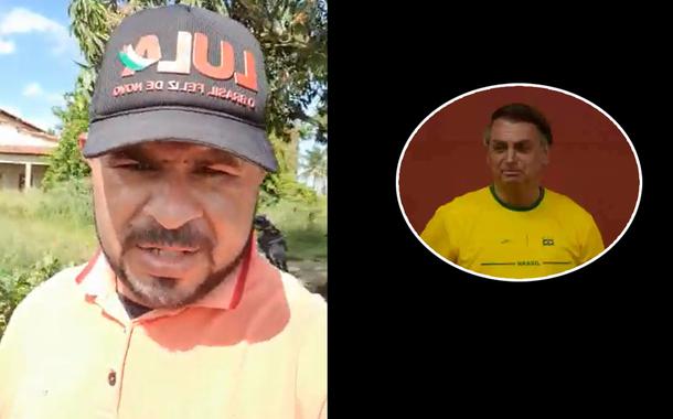 Paulinho do Fumo (à esq.) e Jair Bolsonaro