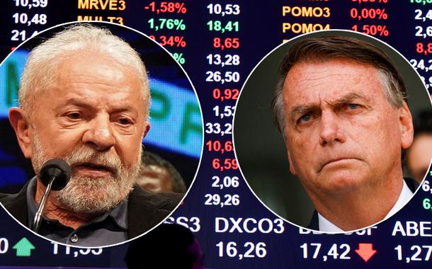 Luiz Inácio Lula da Silva (à esq.) e Jair Bolsonaro