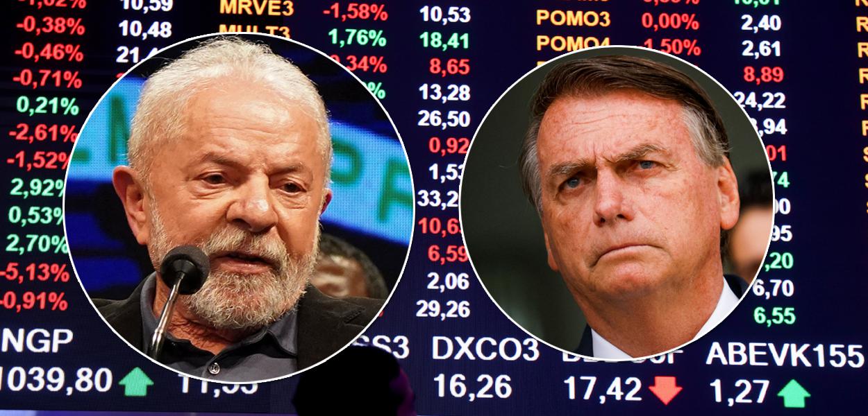 Luiz Inácio Lula da Silva (à esq.) e Jair Bolsonaro