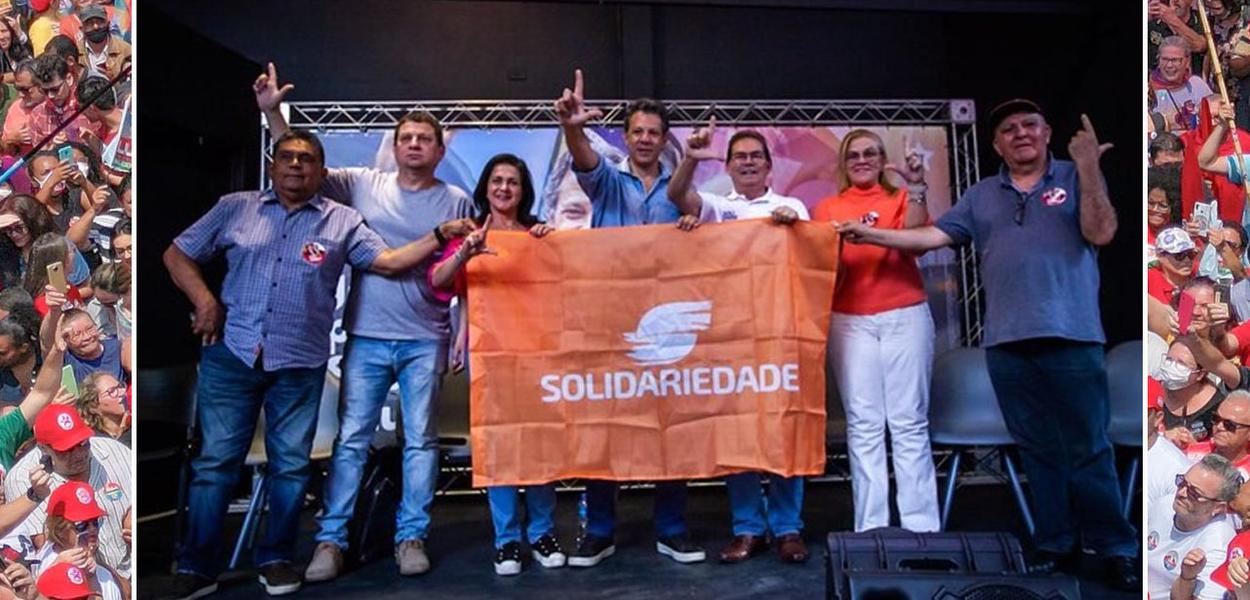 Fernando Haddad recebe apoio do Solidariedade