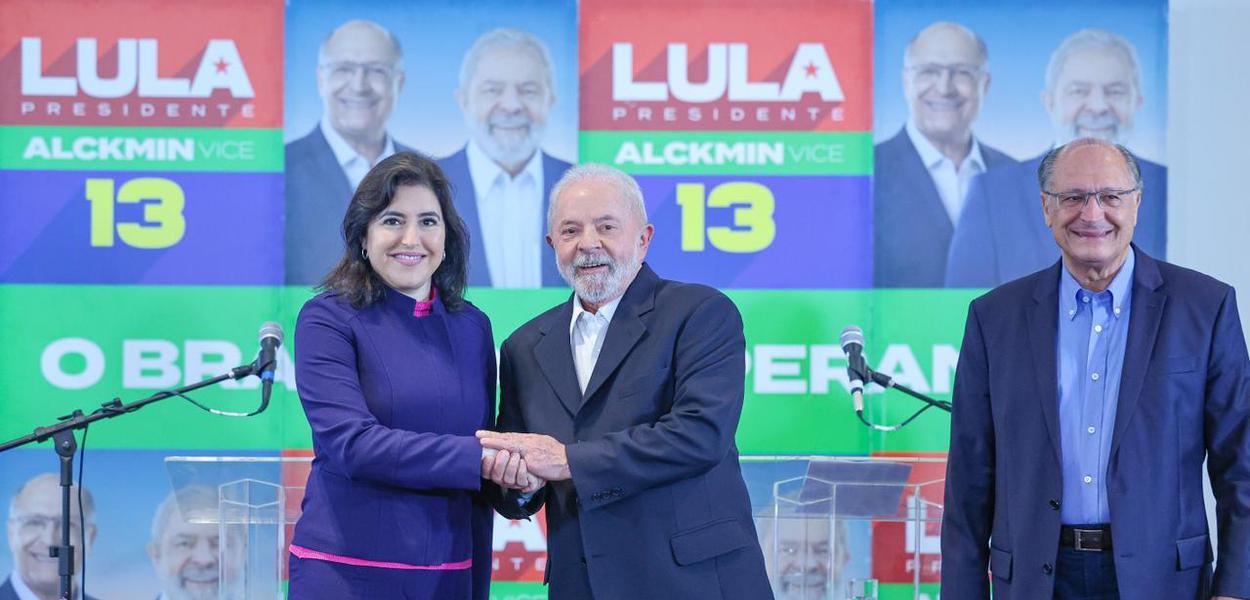 Simone Tebet, Lula e Alckmin