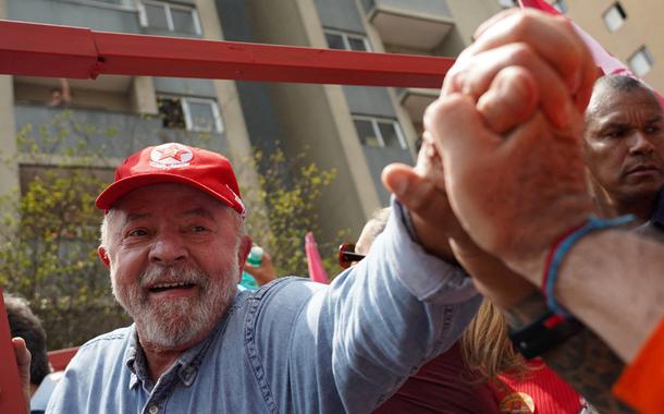 Lula em ato de campanha em São Bernardo do Campo 6/10/2022