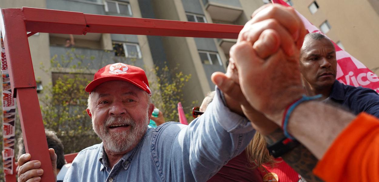 Lula em ato de campanha em São Bernardo do Campo 6/10/2022